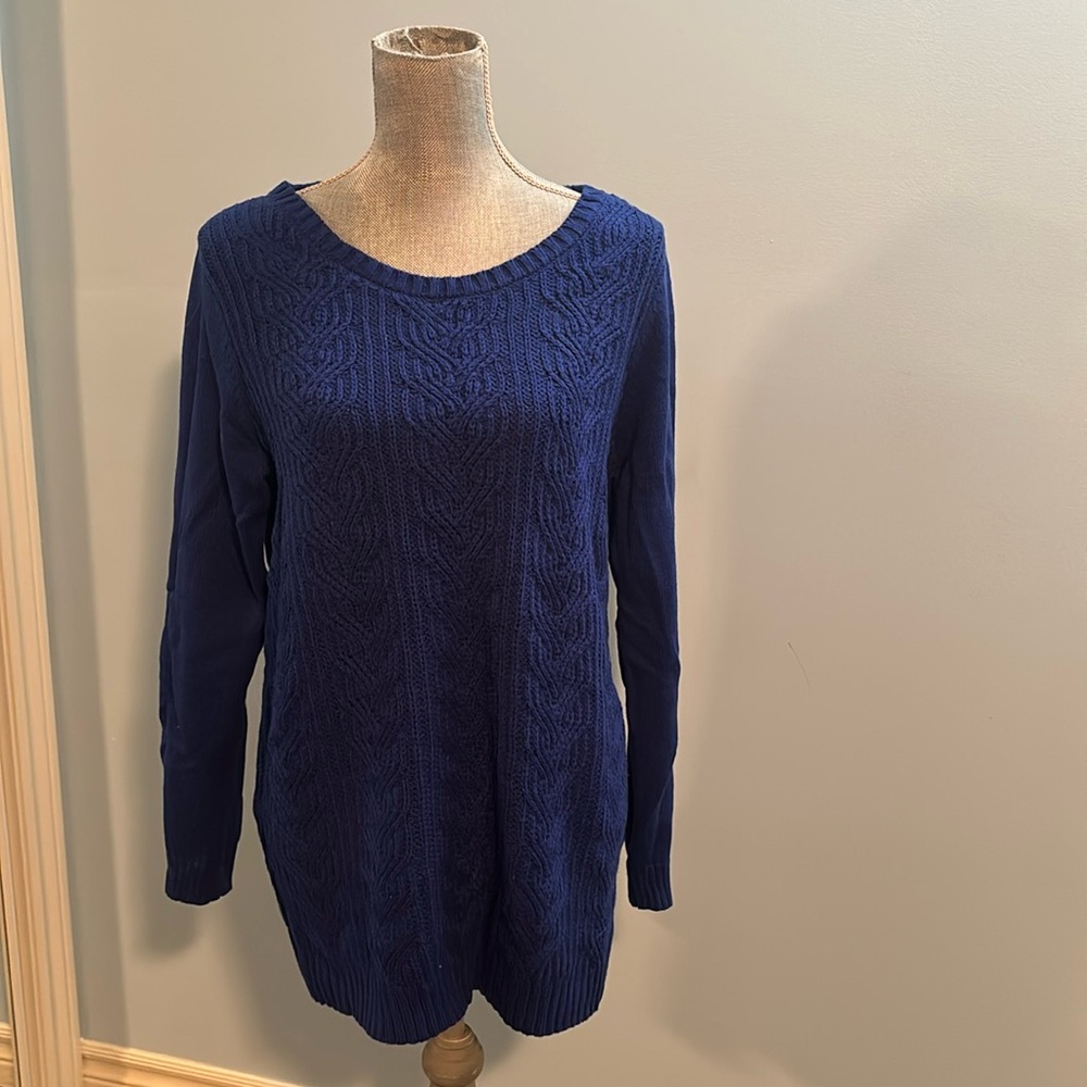 Large royal blue Ricki’s tunic sweater